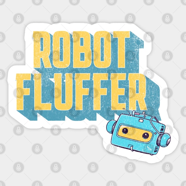 Future Career Robot Fluffer Job Automation Sticker by Yesteeyear